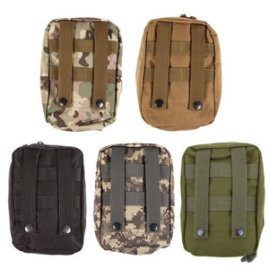 Wilderness Survival Hunting Bag Waterproof Nylon Tactical Molle System Waist Bag Travel Medical Military First Aid Kit Pouch - BuckUp Tactical