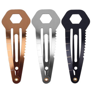 Women's Selfdefense Multi Tool Hair Clip Hairpin Stainless Steel Tactical Multifunctional Hairpin Tool Free Shipping - BuckUp Tactical